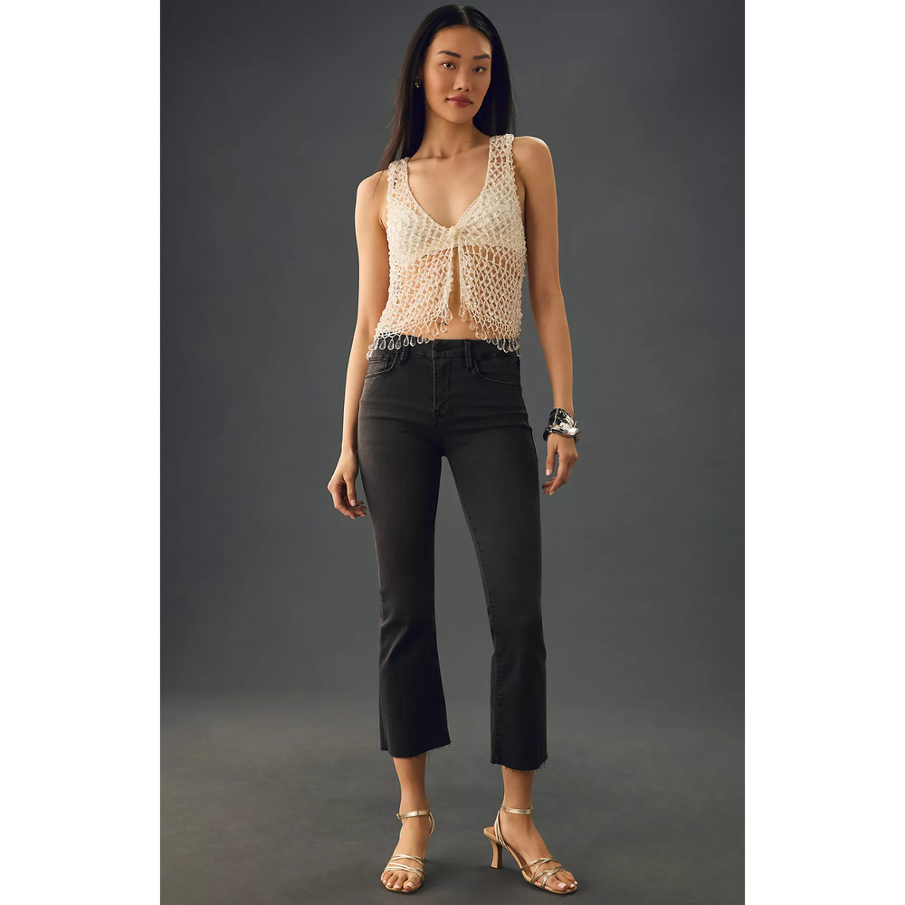 NWT FRAME Le Crop Mini Boot Jeans - 27 waist